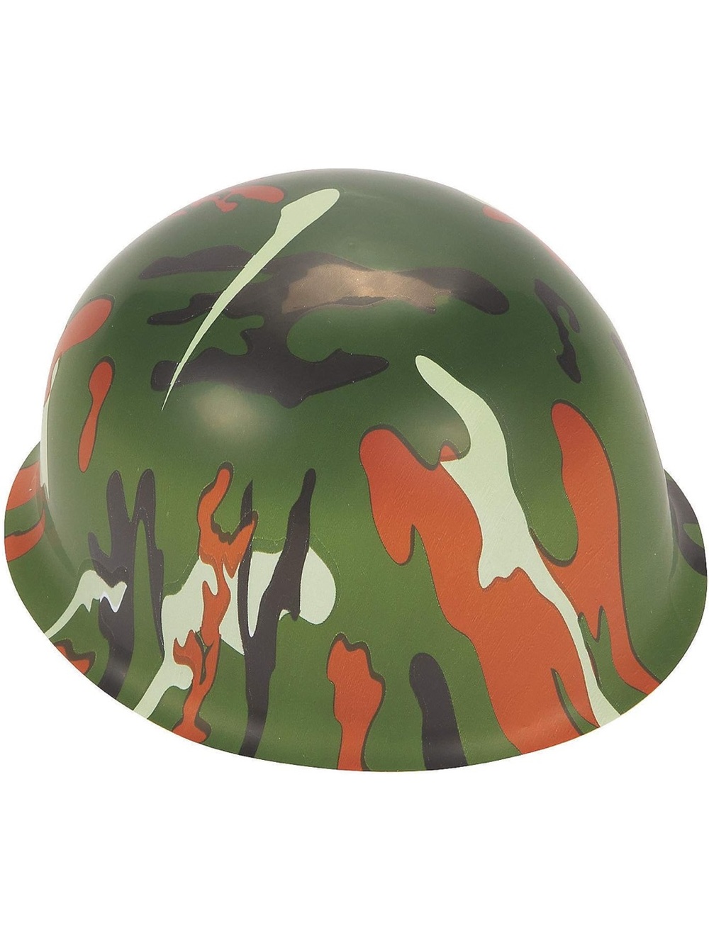 Kids Camouflage Play Helmet - Green Camo set of 12